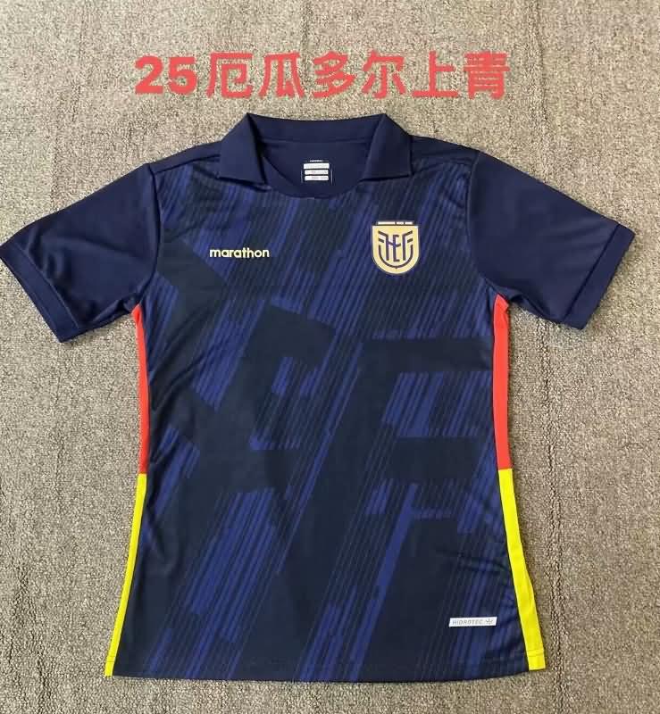 Ecuador Soccer Jersey Dark Blue Replica 2024