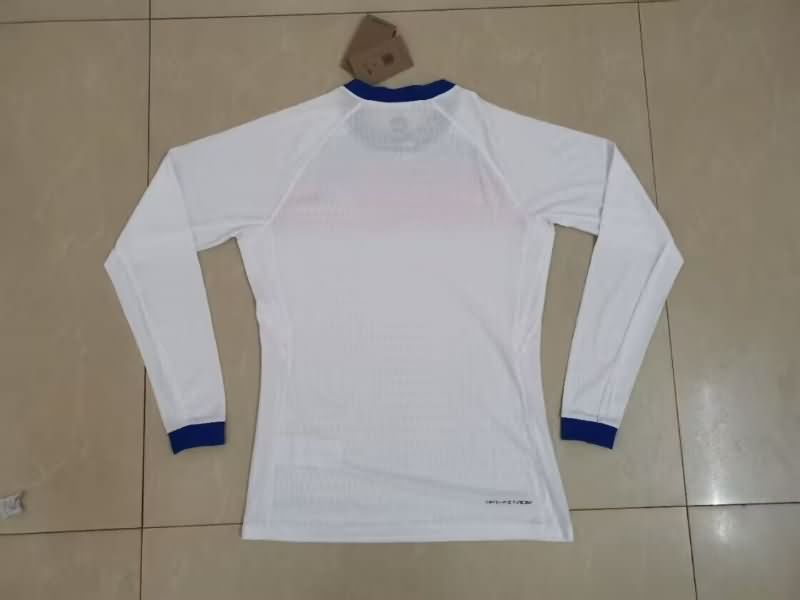 England Soccer Jersey Female Euro Long Sleeve Home (Player) 2025