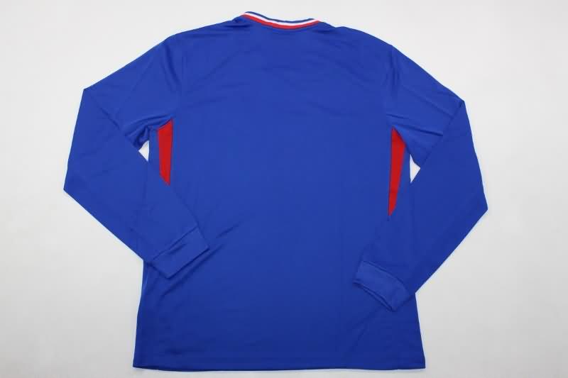 France Soccer Jersey Home Long Sleeve Replica 2024