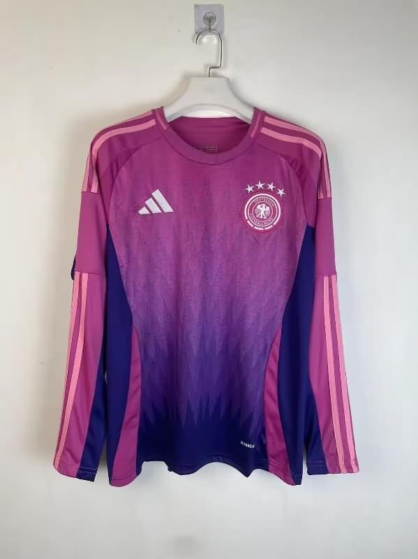 Germany Soccer Jersey Away Long Sleeve Replica 2024