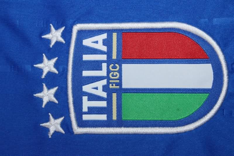 Italy Soccer Jersey Home Long Sleeve Replica 2024