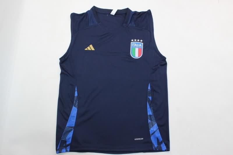 Italy Training Jersey 02 Vest Replica 2024