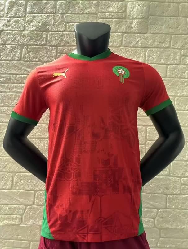 Morocco Soccer Jersey Home (Player) 2025