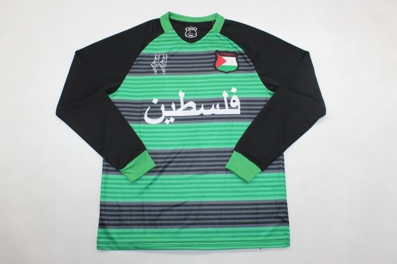 Palestine Soccer Jersey Green Long Sleeve Replica 2024