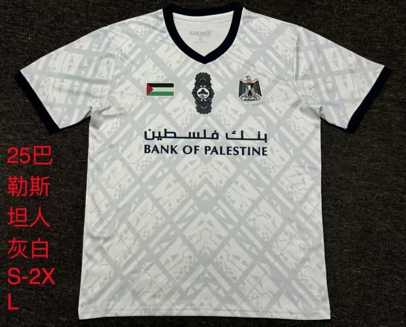 Palestine Soccer Jersey Grey Replica 2024