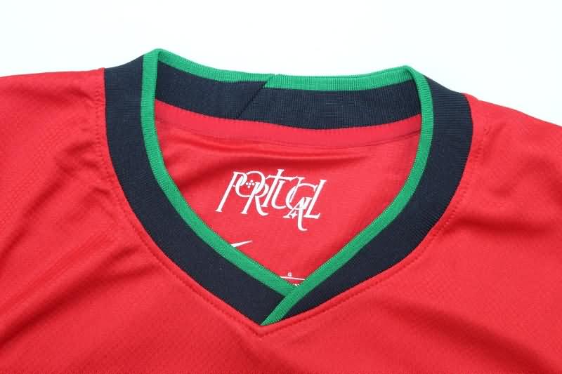 Portugal Soccer Jersey Home Long Sleeve Replica 2024