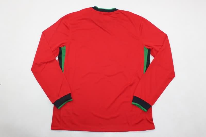 Portugal Soccer Jersey Home Long Sleeve Replica 2024