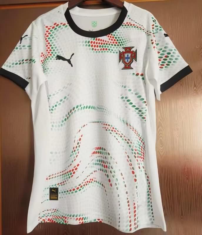 Portugal Soccer Jersey Away Women Replica 2025