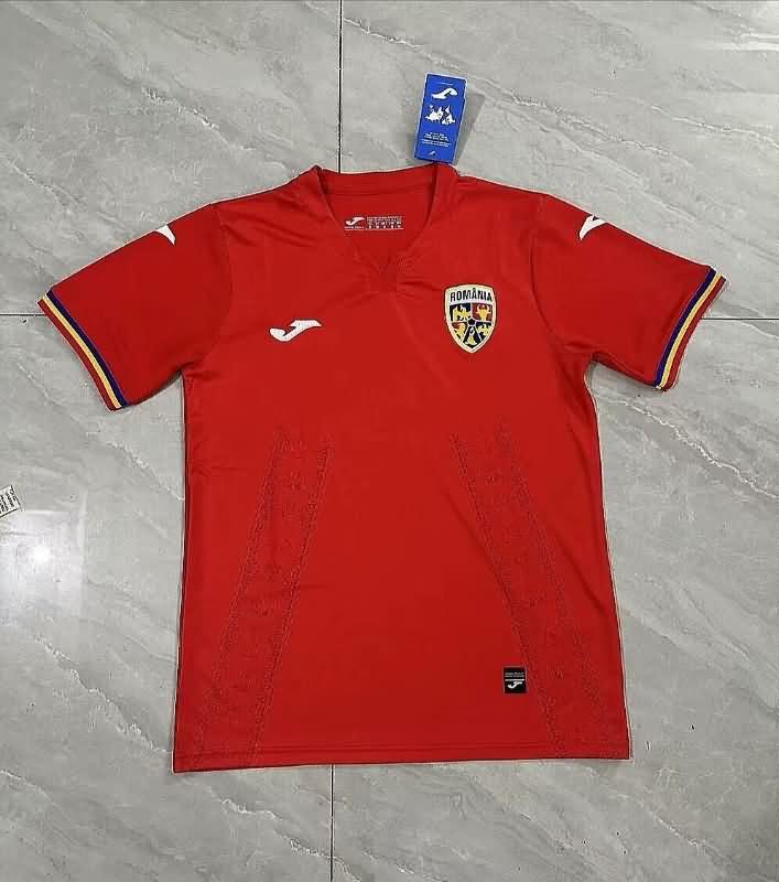 Romania Soccer Jersey Away Replica 2024