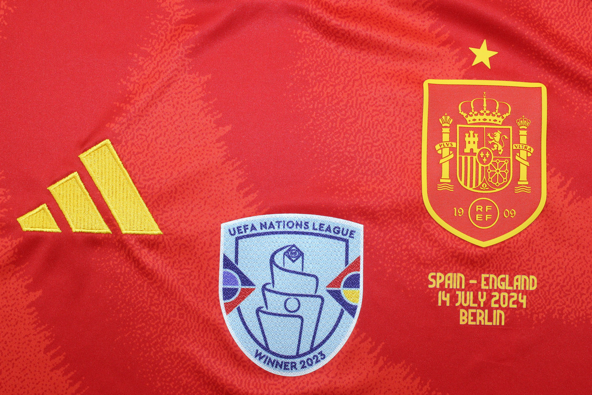 Spain Soccer Jersey Home Replica 2024 EURO Final