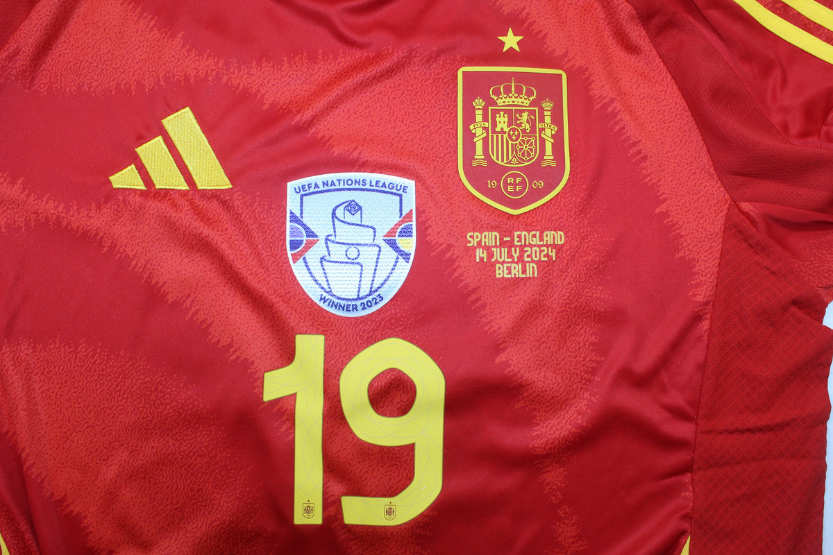 Spain Soccer Jersey Home Replica 2024 EURO Final