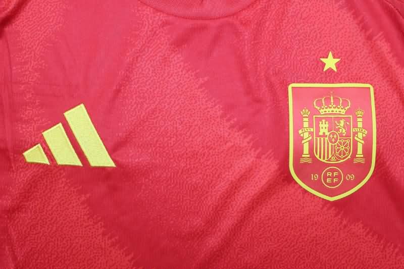 Spain Soccer Jersey Home Long Sleeve Replica 2024