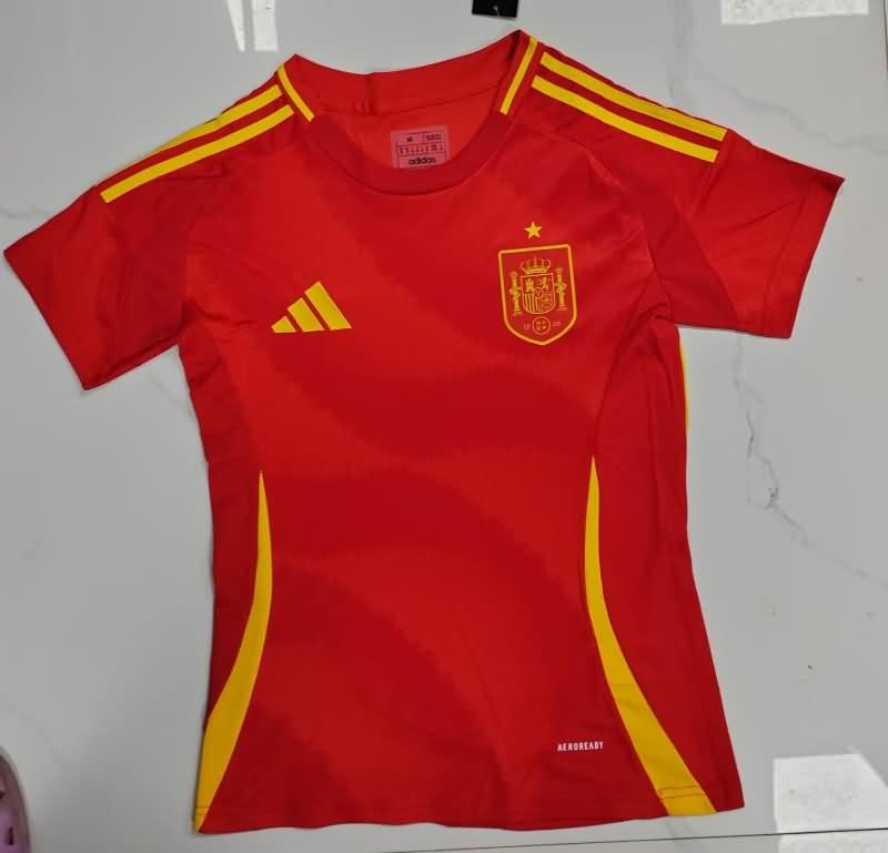 Spain Soccer Jersey Home Women Replica 2024