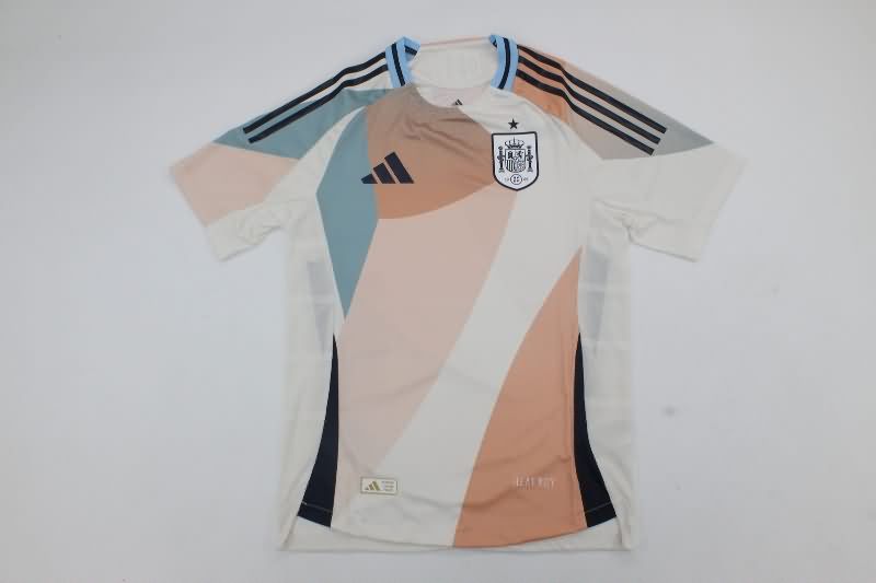 Spain Soccer Jersey Female EURO Away (Player) 2025