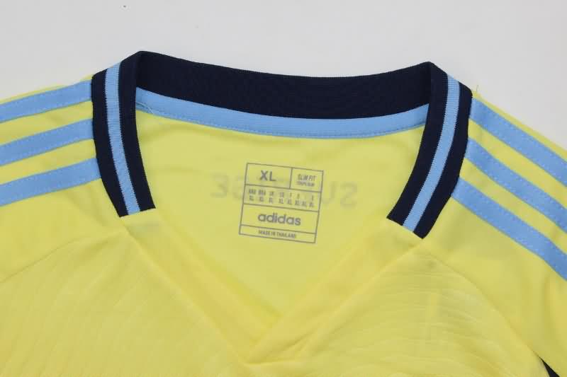 Sweden Soccer Jersey Home Replica 2024