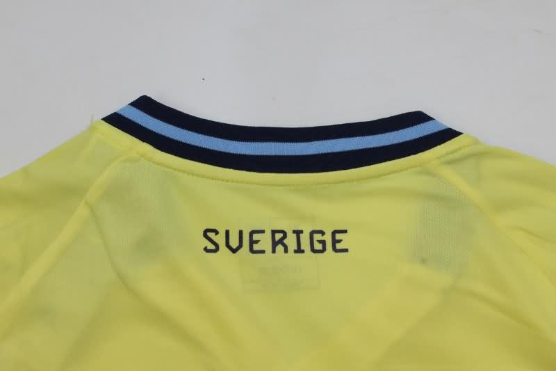 Sweden Soccer Jersey Home Replica 2024