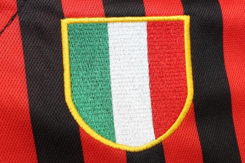 AC Milan Soccer Jersey Home Retro Replica 1963