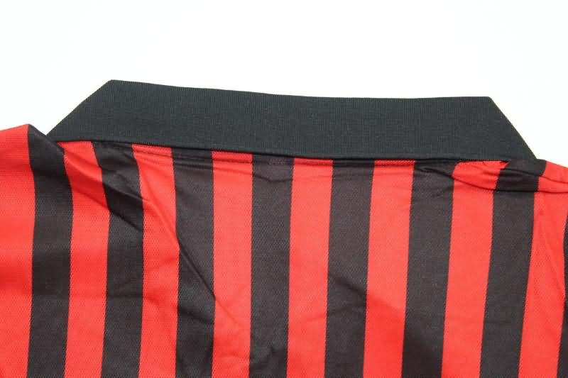 AC Milan Soccer Jersey Home Retro Replica 1963