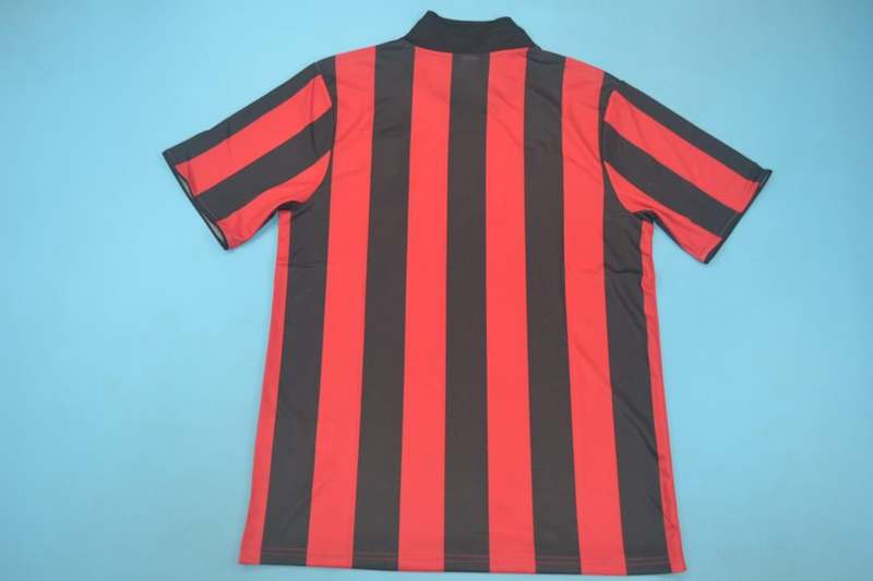 AC Milan Soccer Jersey Home Retro Replica 1988/89