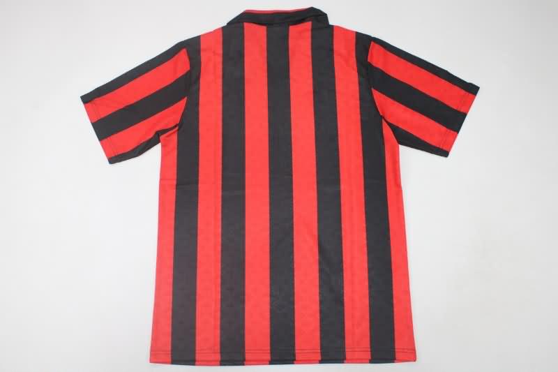 AC Milan Soccer Jersey Home Retro Replica 1989/90