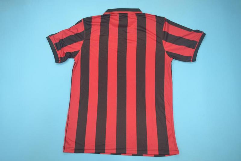 AC Milan Soccer Jersey Home Retro Replica 1996/97