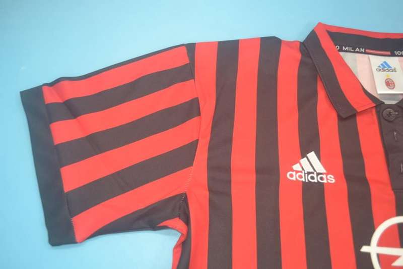 AC Milan Soccer Jersey Home Retro Replica 1999/00