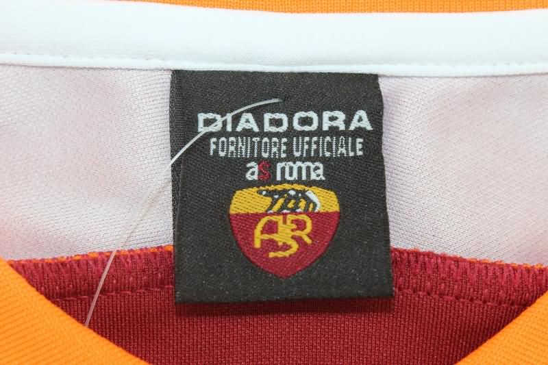 AS Roma Soccer Jersey Home Long Sleeve Retro Replica 1998/99