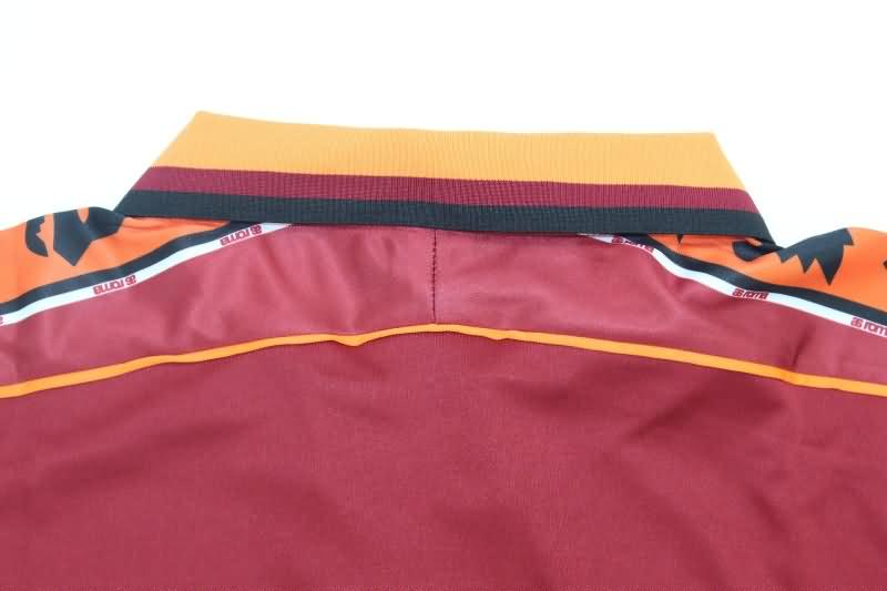 AS Roma Soccer Jersey Home Long Sleeve Retro Replica 1998/99