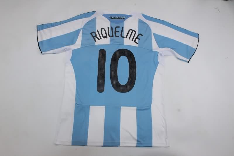 Argentina Soccer Jersey Home Retro Replica 2008/10