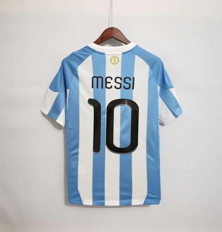 Argentina Soccer Jersey Home Retro Replica 2010