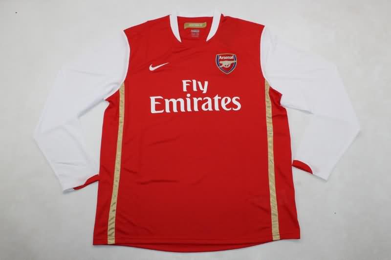 Arsenal Soccer Jersey Home Long Sleeve Retro Replica 2006/07