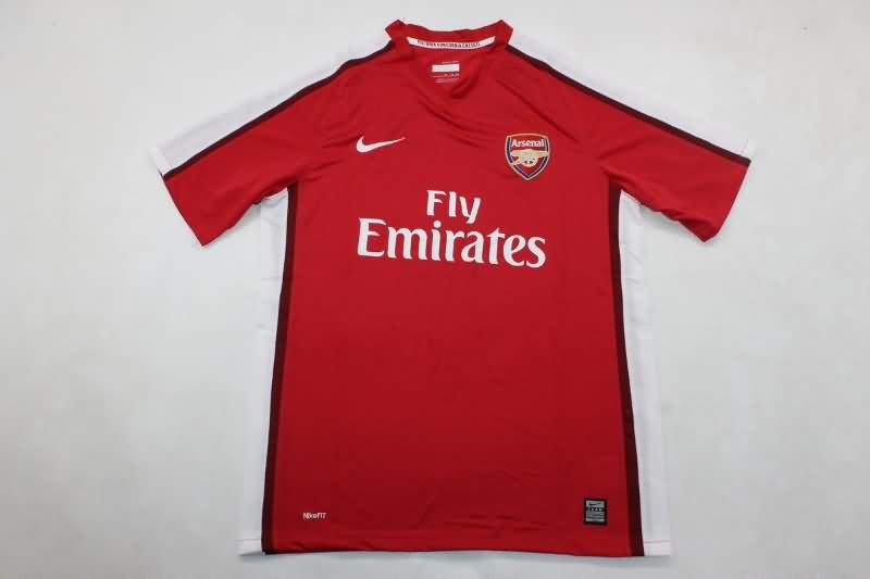 Arsenal Soccer Jersey Home Retro Replica 2008/10