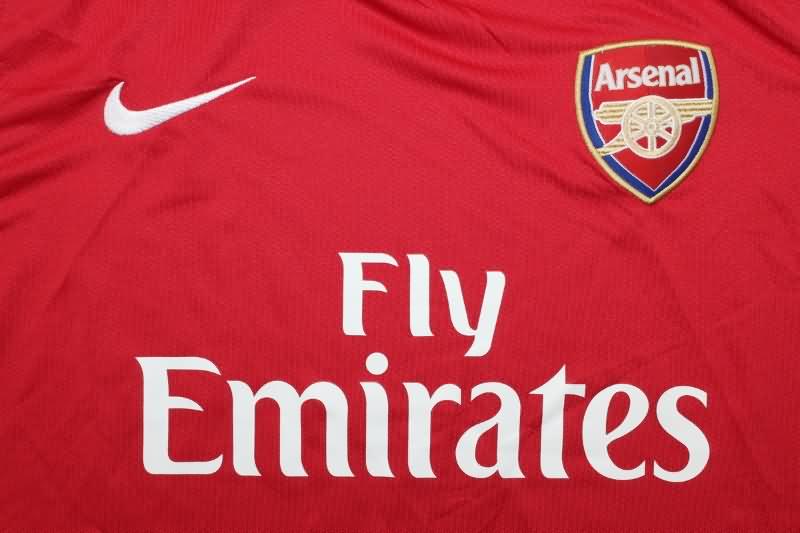 Arsenal Soccer Jersey Home Retro Replica 2008/10