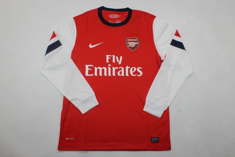 Arsenal Soccer Jersey Home Long Retro Replica 2012/13