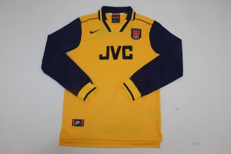 Arsenal Soccer Jersey Away Long Sleeve Retro Replica 1996/97