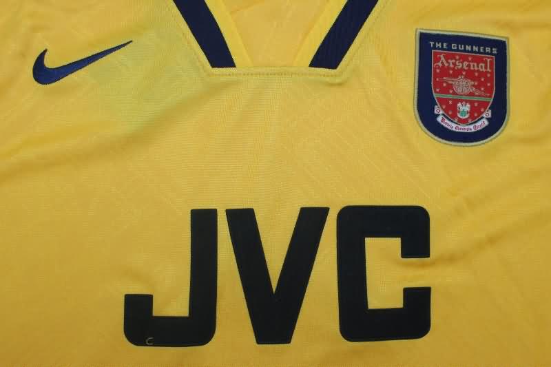 Arsenal Soccer Jersey Away Long Sleeve Retro Replica 1996/97