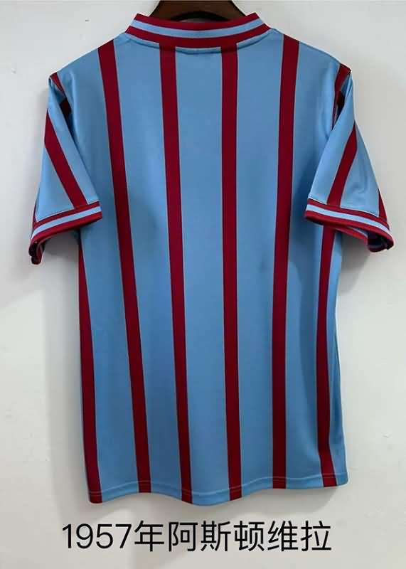 Aston Villa Soccer Jersey Away Retro Replica 1956/57