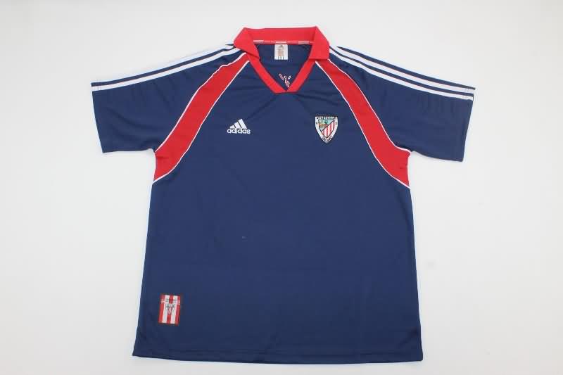 Athletic Bilbao Soccer Jersey Away Retro Replica 1999/00