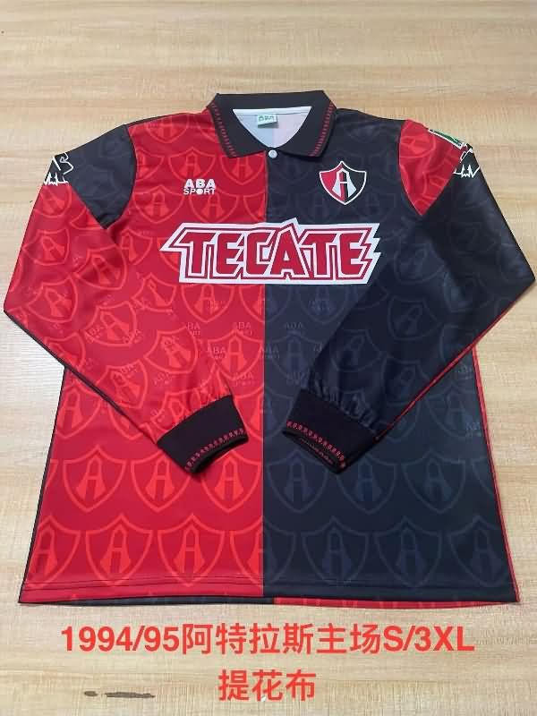 AAA Quality Atlas 1994/95 Home Retro Long Sleeve Soccer Jersey AAA Quality Atlas 1994/95 Home Retro Long Sleeve Soccer Jersey
