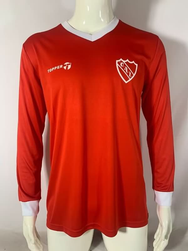 Atletico Independiente Soccer Jersey Home Long Sleeve Retro Replica 1982/85