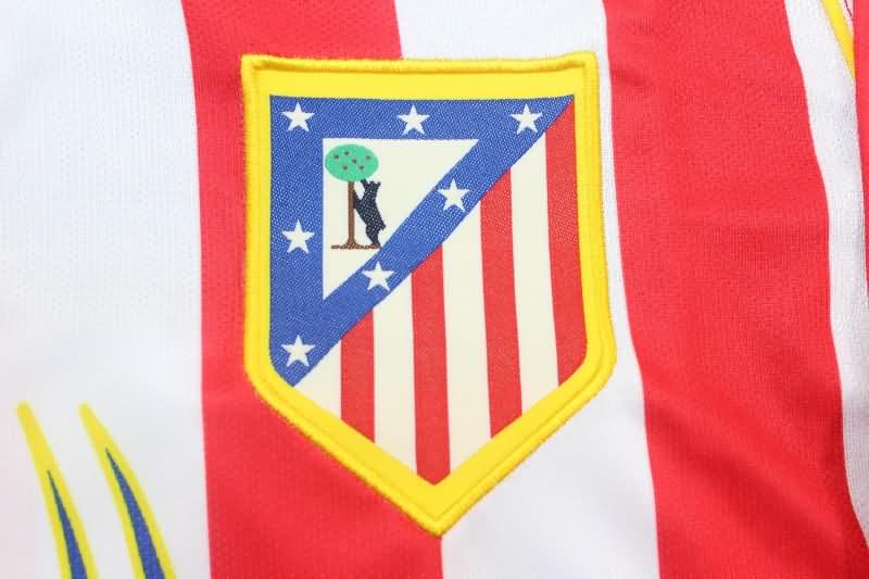 Atletico Madrid Soccer Jersey Home Long Sleeve Retro Replica 2004/05