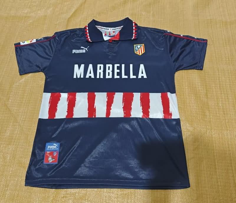 Atletico Madrid Soccer Jersey Away Retro Replica 1997/98