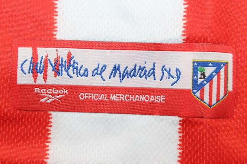 Atletico Madrid Soccer Jersey Home Retro Replica 1998/99