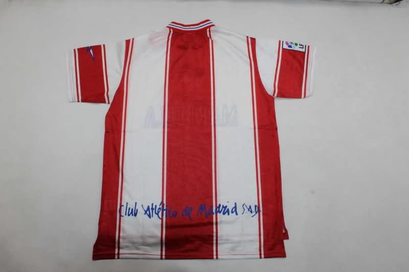 Atletico Madrid Soccer Jersey Home Retro Replica 1999/00