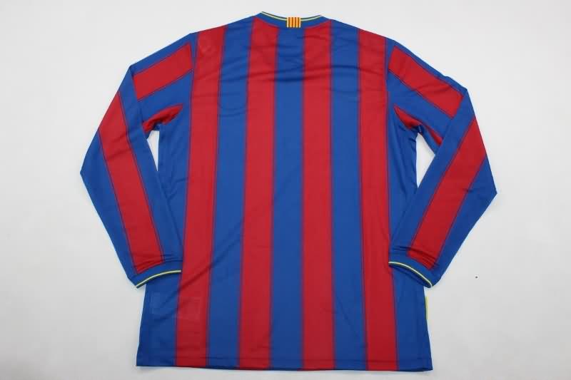 Barcelona Soccer Jersey Home Long Sleeve Retro Replica 2009/10