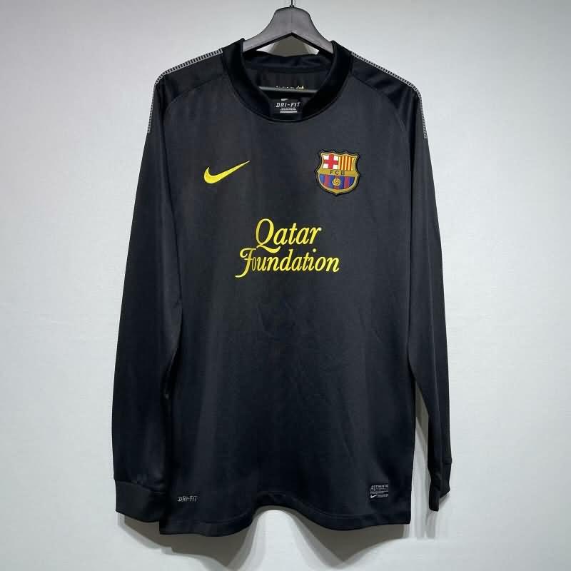 Barcelona Soccer Jersey Away Long Sleeve Retro Replica 2011/12