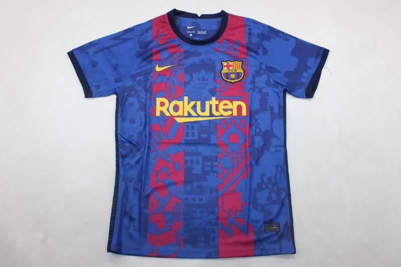 Barcelona Soccer Jersey Third Retro Replica 2021/22