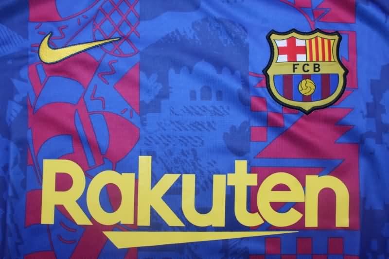 Barcelona Soccer Jersey Third Retro Replica 2021/22