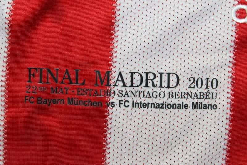 Bayern Munich Soccer Jersey Home UCL Final Retro Replica 2010/11