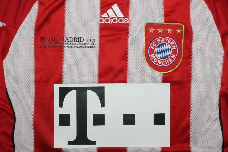 Bayern Munich Soccer Jersey Home UCL Final Retro Replica 2010/11